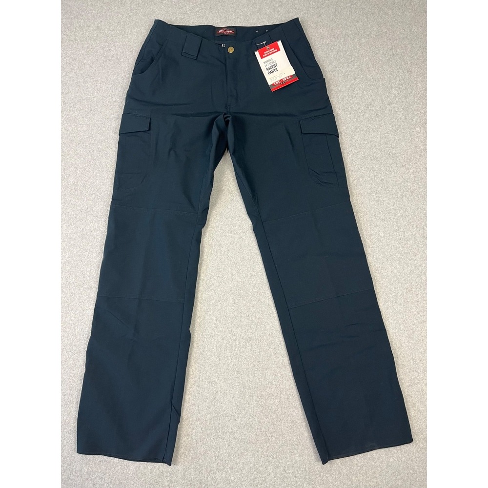 Tru Spec Ascent Pants Womens 10R Navy Cargo Pockets Straight Leg 24 -7 Tactical